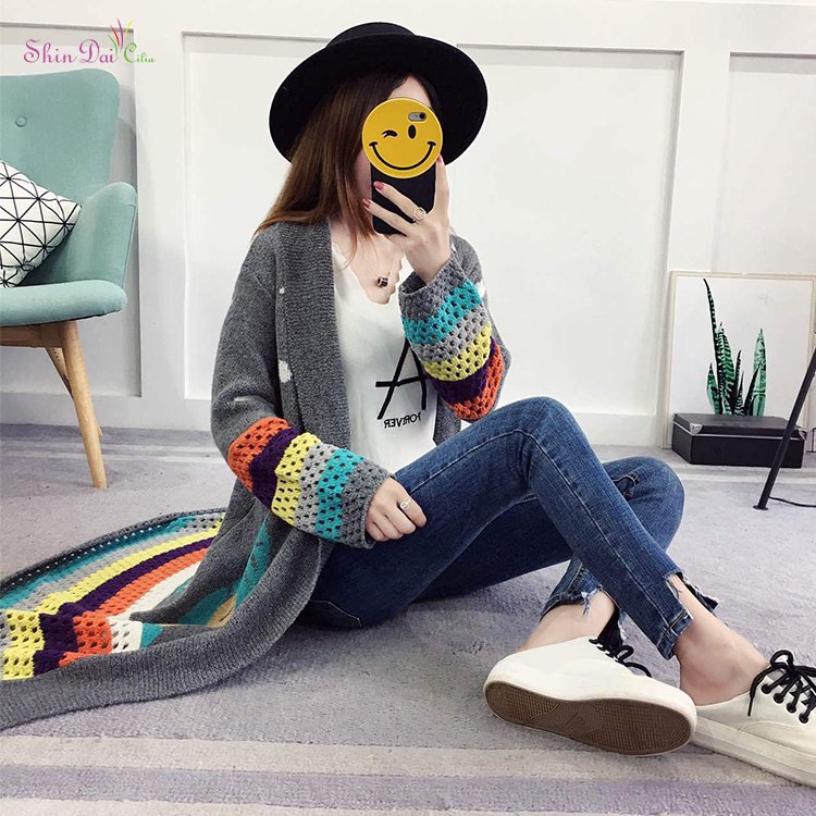 Long Sleeve Batwing Cardigan Sweater Sweater Designs For Ladies Cardigan