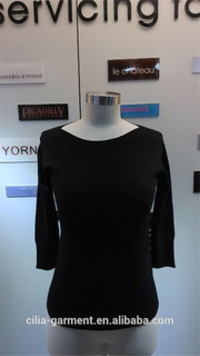 2015 new fashion knitting women sweater with long sleeve pullover