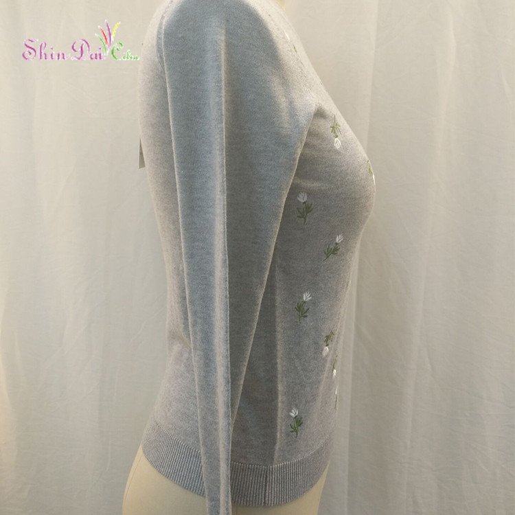 Wholesale Low Price High Quality O-Neck Women'S Long Christmas Sweater