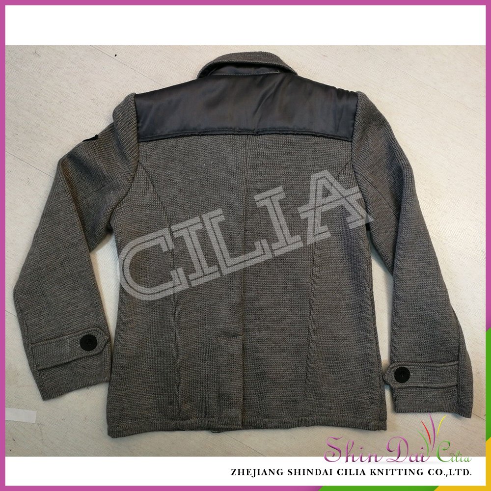 Fashion cheap custom boy autumn winter wool cardigan sweater with botton