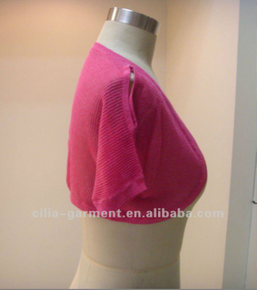 lady shortsleevesweater fashion knitwear for women