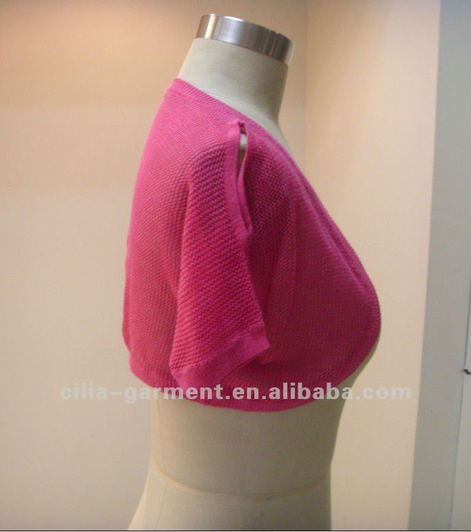 lady shortsleevesweater fashion knitwear for women