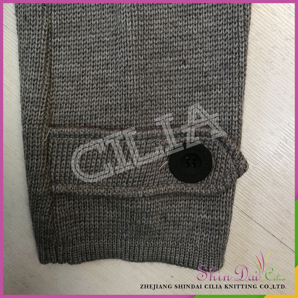 Fashion cheap custom boy autumn winter wool cardigan sweater with botton