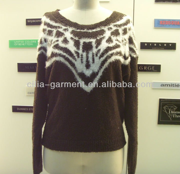 lady knitted sweater