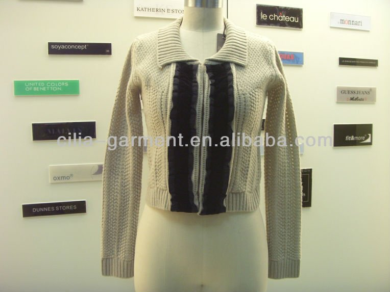 lady knitted sweater