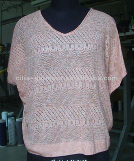cilia12052,lady 14gg computer knit batwing sweater