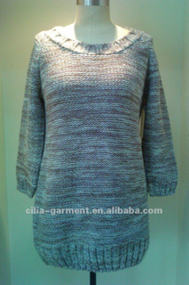 2012 New fashion design ladies knitted sweater