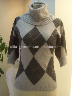 lady fashion knitted sweater