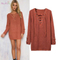 Directly sell from factory new sexy womens girl knitwear lace up pullover sweater