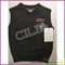China supplier hot sale boy pure 100% cotton v shape sweater vest with patch