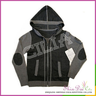 Top selling custom top 10 boys winter warm knitting sweater with zipper