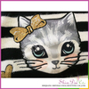 Alibaba china wholesale polyester models girl pullover sweater with cat applique