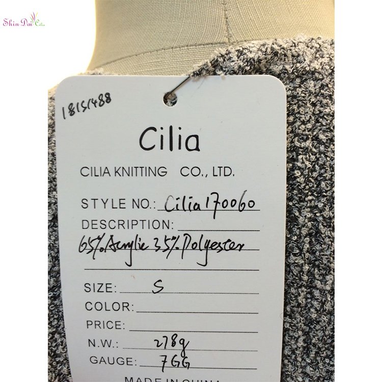 Best price custom short knitted tops sweater for women ladies girl