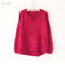 Popular New Designed Fashion Anti-Shrink Knit Pullover Woman Sweater