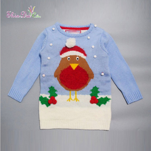 Latest Design Promotional Lovely Knitting Pattern Kid Christmas Sweater