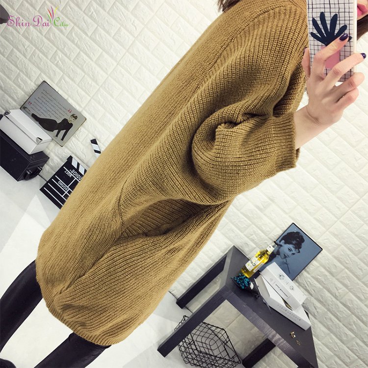 Prompt delivery new stylish women girls long sleeve olive cardigan sweater