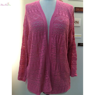 Alibaba china wholesale stylish pink girls lady womens fancy knitting sweater cardigan