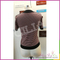 Factory directly provide fashion ladies hand knitted half sleeve sweater