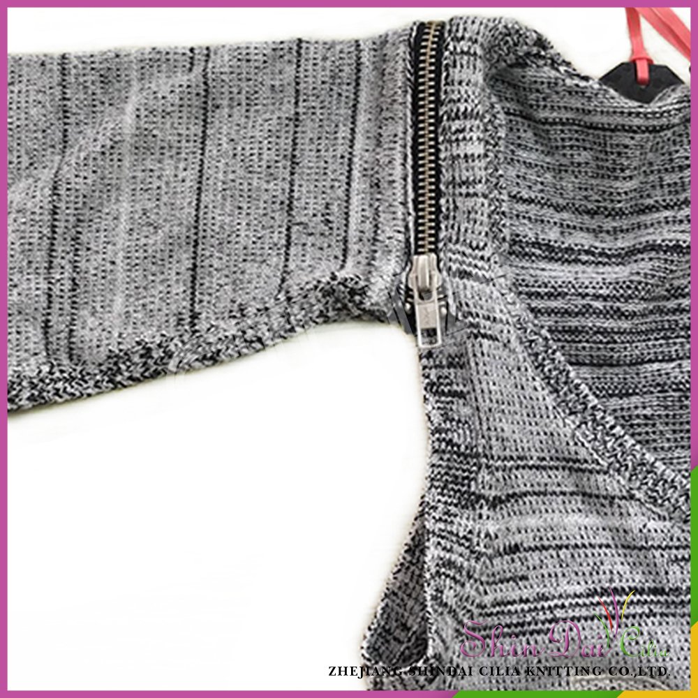 Super value wholesale autumn winter women's knitted pullover sweater by machine