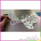 Top selling lady spring summer blank tight pullover sweater with white lace neck