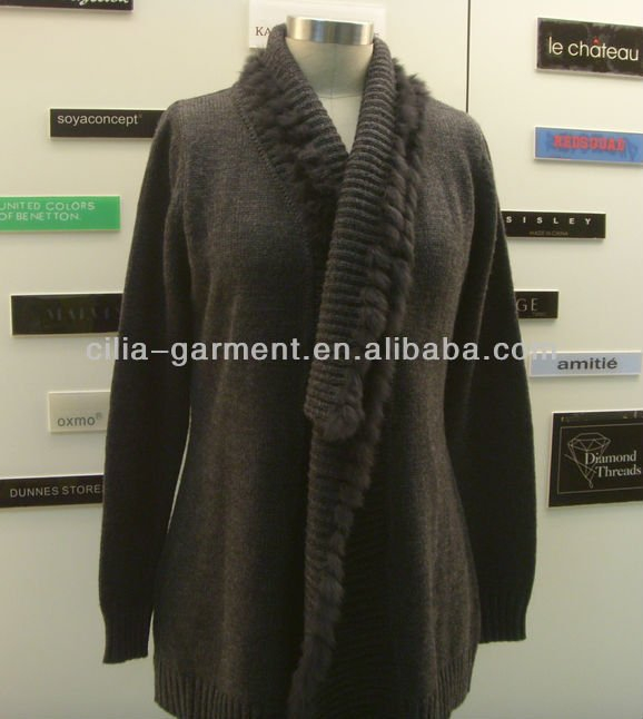 lady knitted sweater