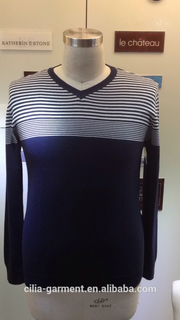 2015 New fashion knitting men sweater sleeve theme 3