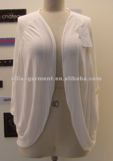 cilia110255,lady 14gg flat knit cardigan sweater