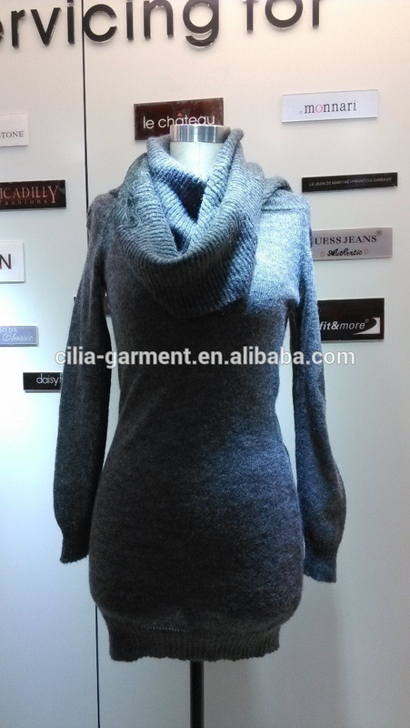 2014 fashion women sweater with collar
