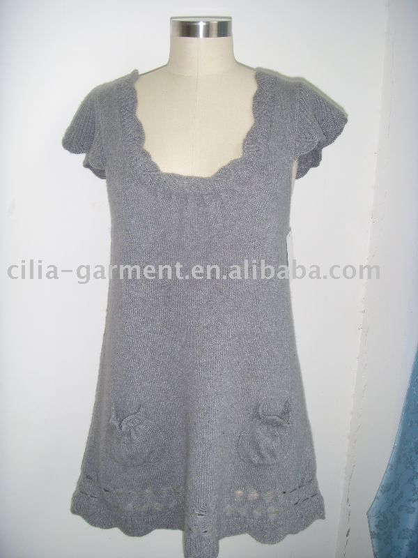 lady's knitted pullover sweater