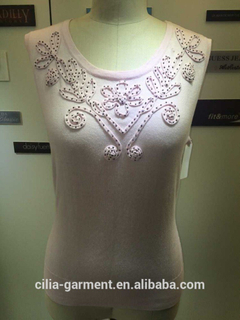 ladies' knit skirt for spring and summer 100%cotton