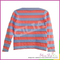 Accept customize design kids private label winter striped warm sweater