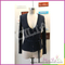 China supplier hot sale lady girl black frock knit sweater with hollow jacquard
