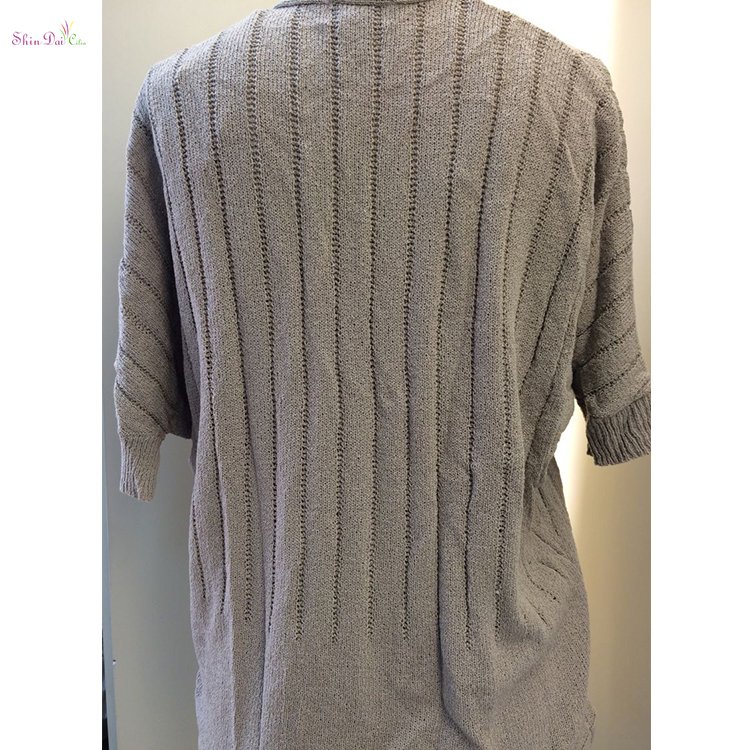 Wholesale high quality korean style women lady long knitted cardigan sweaters