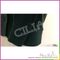 Modern design pretty women's black knitted sweater cardigan with fur collar