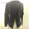 Autumn Women Loose Cold Shoulder Scalloped Edges Pullover Sweater