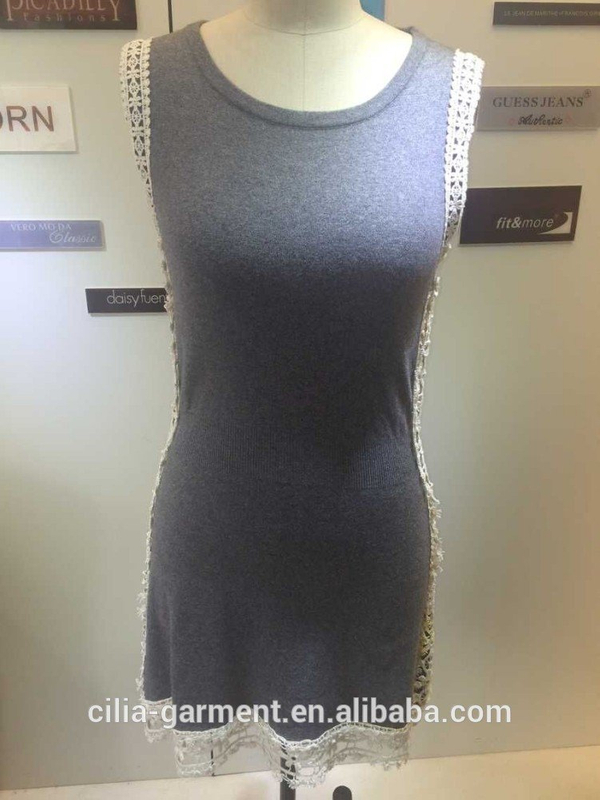 ladies' knit skirt for spring and summer 100%cotton