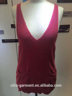 ladies' knit skirt for spring and summer 55%ramie 45%cotton