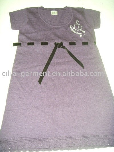 girls knitted dress