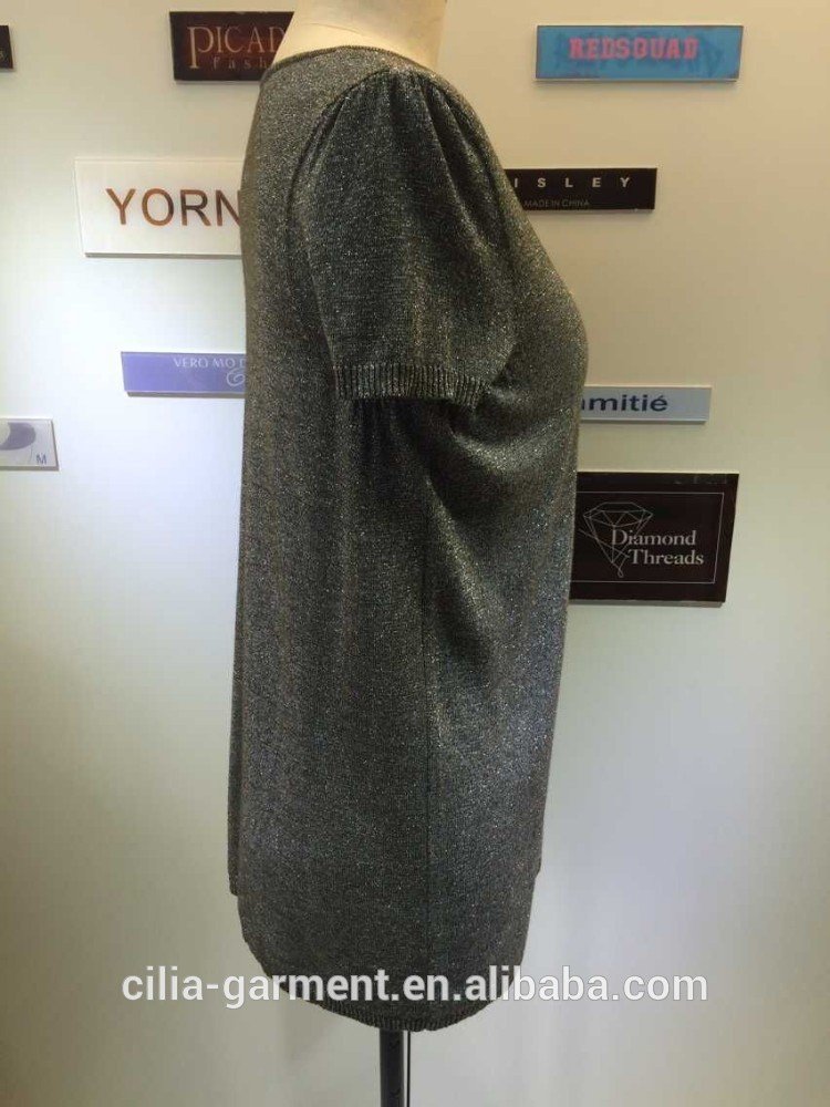 2015 new fashion lady sweater short dress