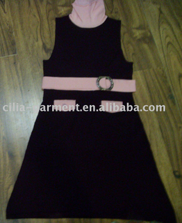 LADIES DRESS sweater with belt