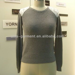 lady knitted sweater
