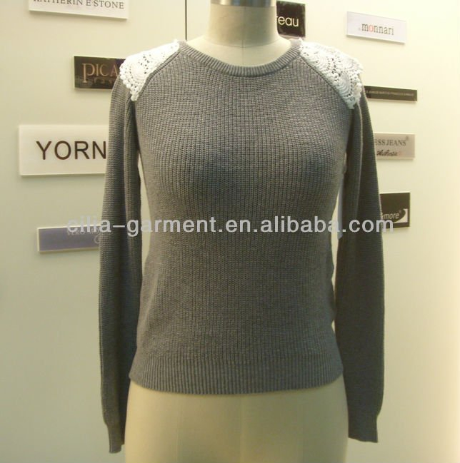 lady knitted sweater