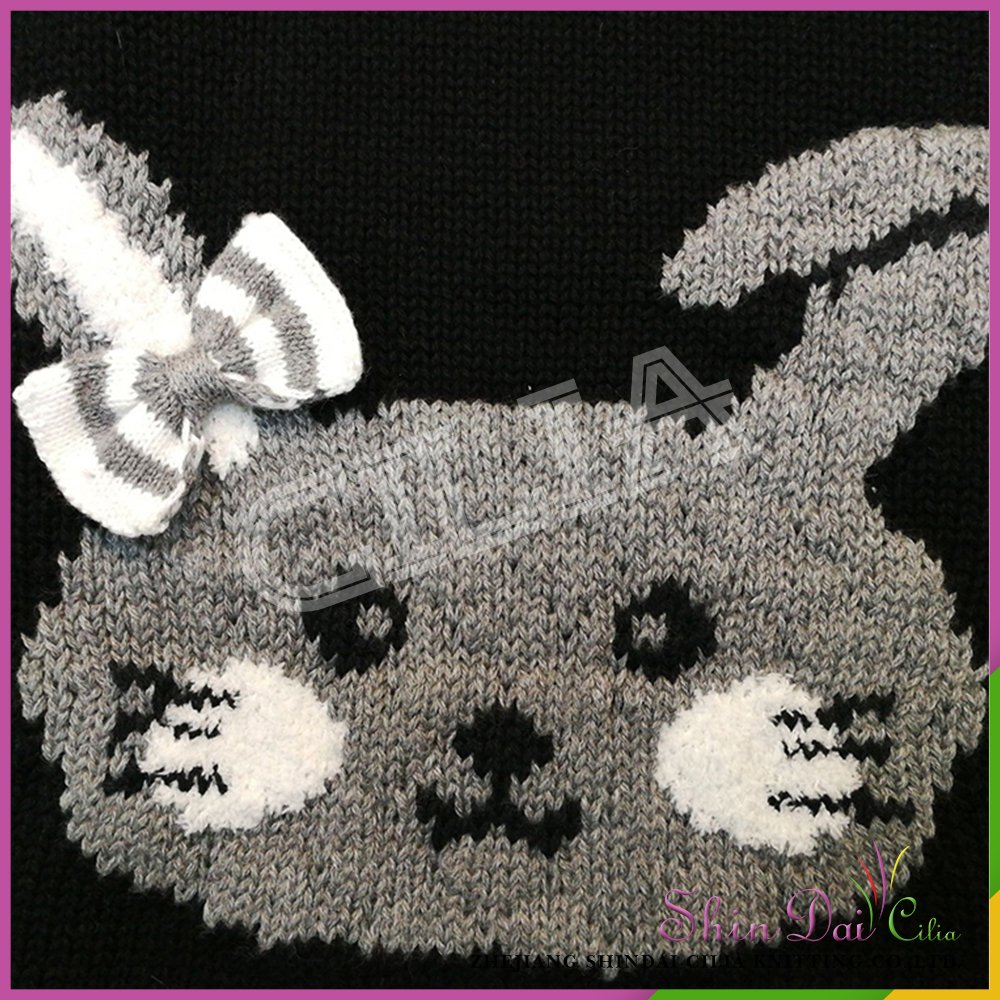 Alibaba china wholesale custom pretty baby hand knitting pattern pullover sweater