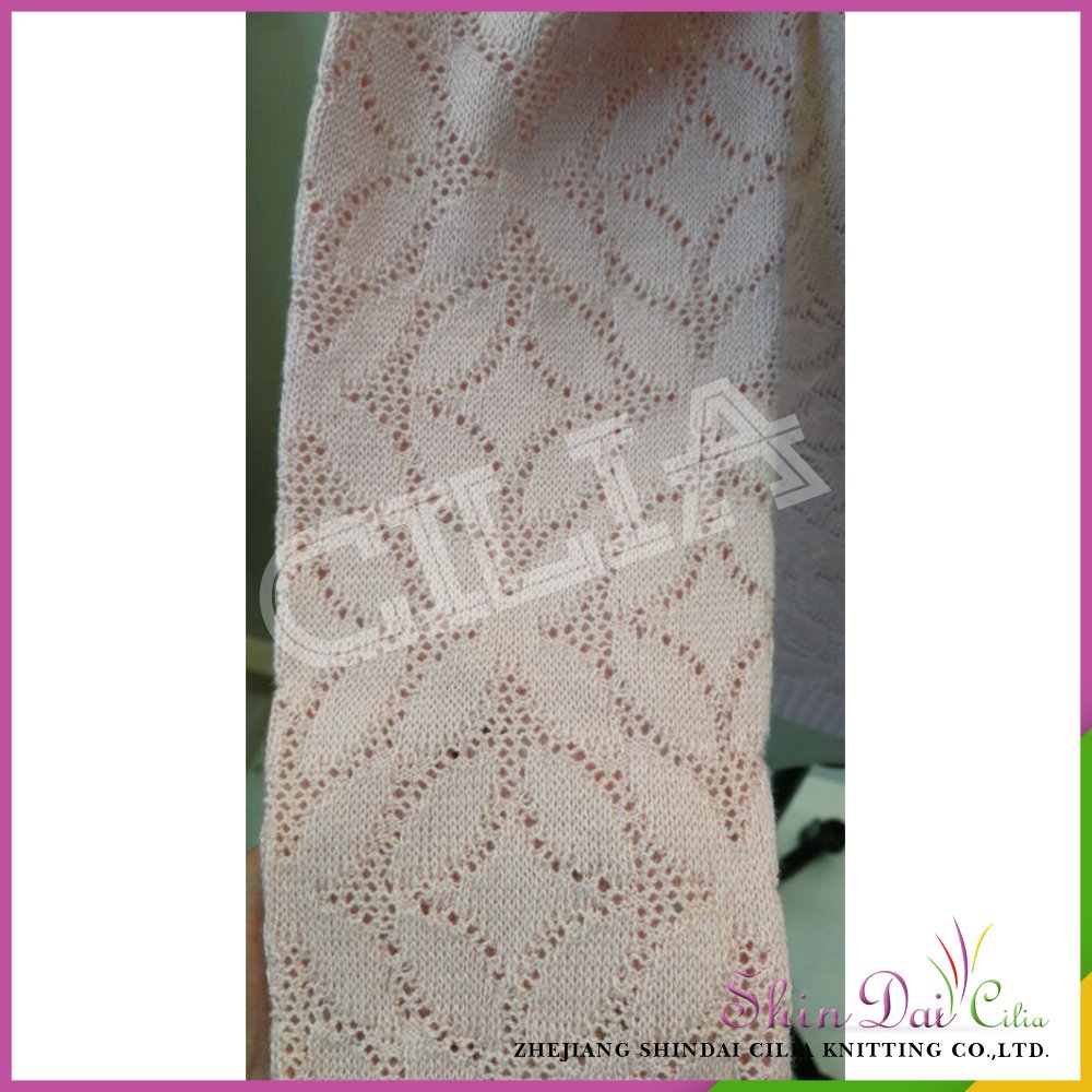 Fashion pretty pink ladies spring summer fancy pullover sweater with pearl