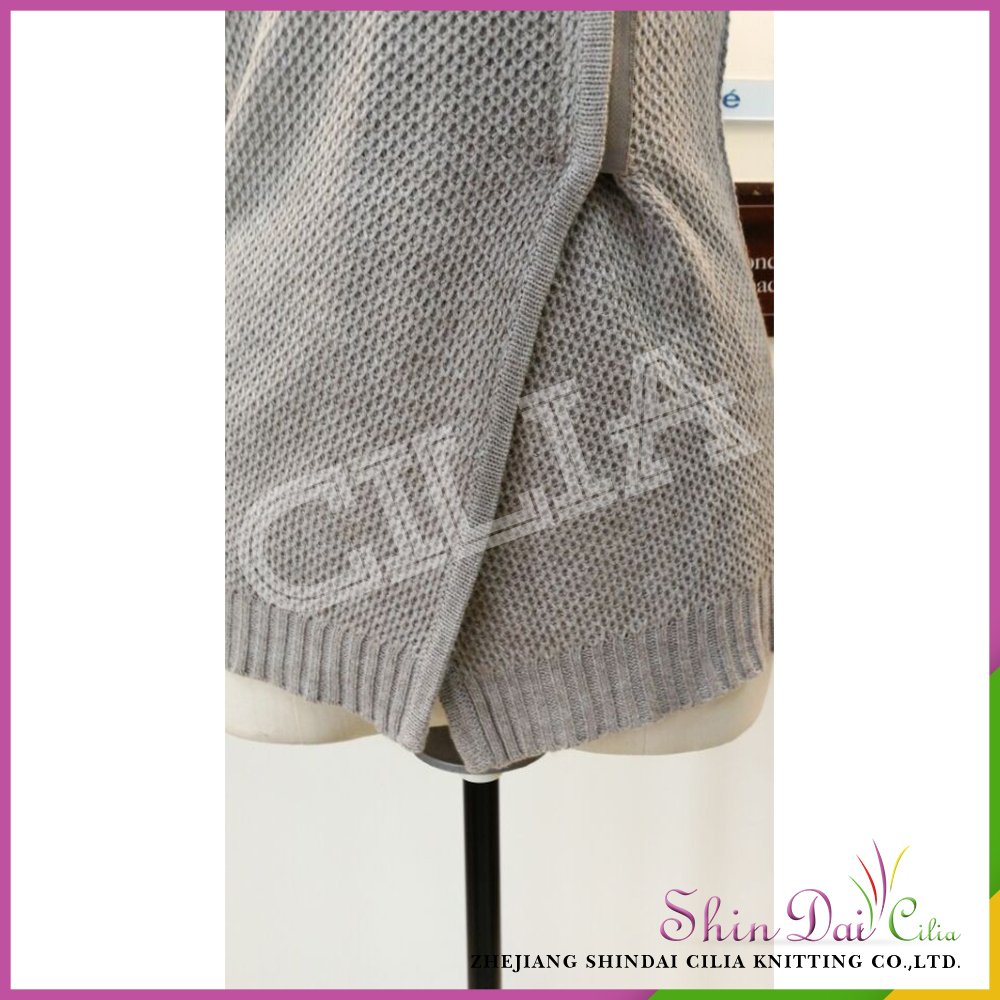 Custom wholesale luxury ladies autumn winter western style knitted sweater cardigan