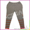 Directly sell from factory brown baby winte warm knitting trousers with jacquard