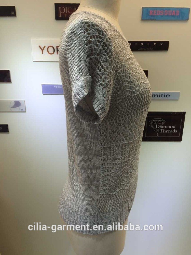 2015 new fashion young lady sweater loose style