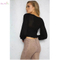 China supplier hot sale fashion womens knitted pullover sweaters with a navel on it