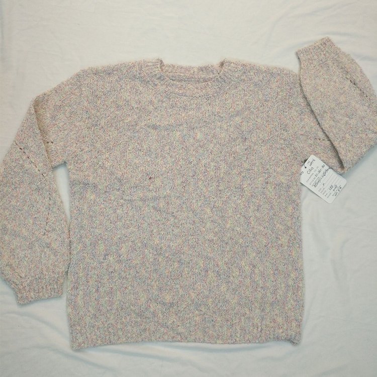New Designed Spring Women Elegant Colorful Knitted O-Neck Jumper
