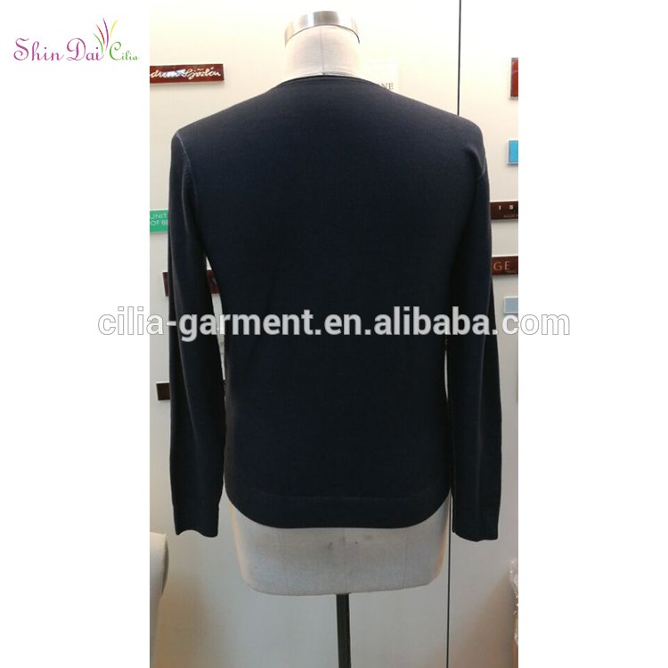 Best price custom european fashion men pure wool winter pullover sweater